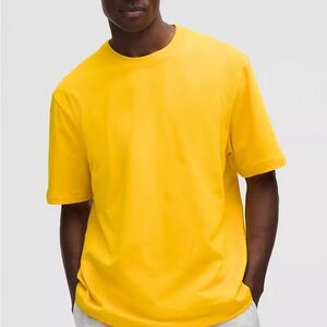 lululemon athletica Bright Yellow Short Sleeve Tee heavyweight